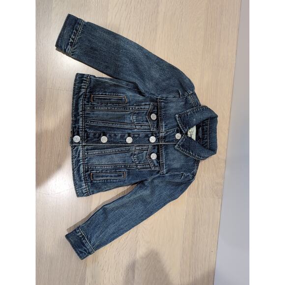 BabyGap Disney Minnie Mouse Kids Blue Jean Jacket Sz 3 - Picture 5 of 9